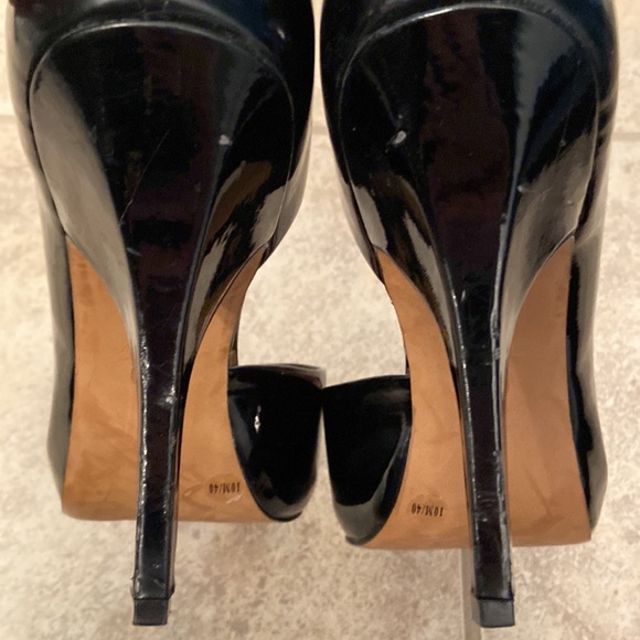 Black Patent Leather Heels - Picture 6 of 9